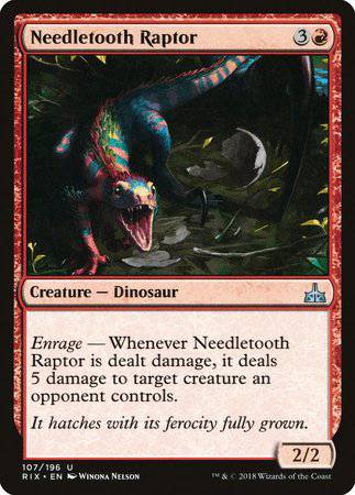 Needletooth Raptor [Rivals of Ixalan] - Destination Retro