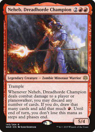 Neheb, Dreadhorde Champion [War of the Spark] - Destination Retro