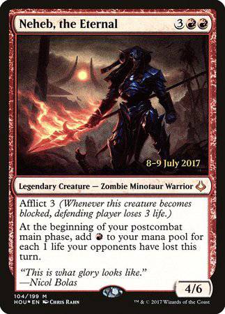 Neheb, the Eternal [Hour of Devastation Promos] - Destination Retro