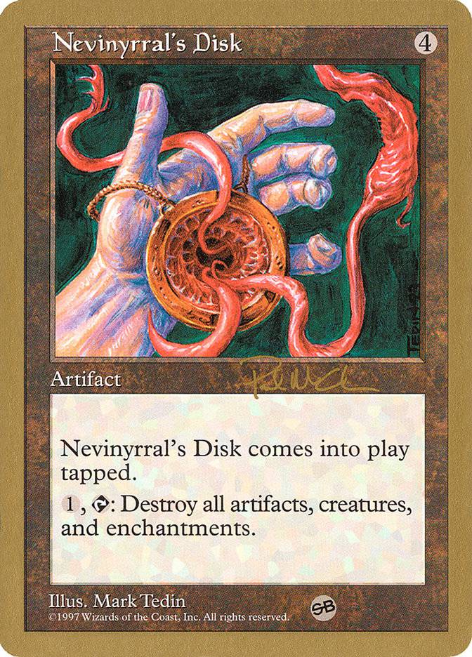 Nevinyrral's Disk (Paul McCabe) (SB) [World Championship Decks 1997] - Destination Retro