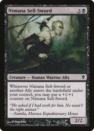 Nimana Sell-Sword [Zendikar] - Destination Retro