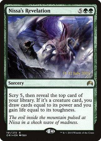 Nissa's Revelation [Magic Origins Promos] - Destination Retro