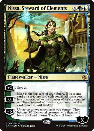 Nissa, Steward of Elements [Amonkhet Promos] - Destination Retro