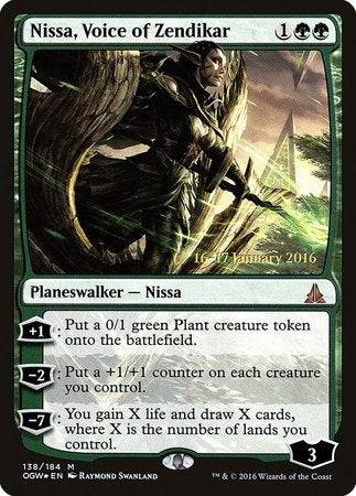 Nissa, Voice of Zendikar [Oath of the Gatewatch Promos] - Destination Retro