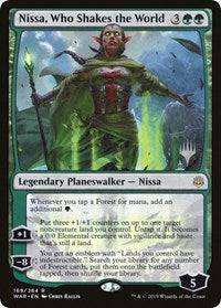 Nissa, Who Shakes the World [Promo Pack: Throne of Eldraine] - Destination Retro