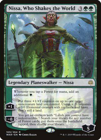 Nissa, Who Shakes the World [War of the Spark] - Destination Retro
