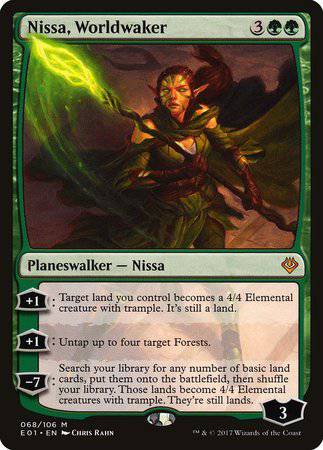Nissa, Worldwaker [Archenemy: Nicol Bolas] - Destination Retro