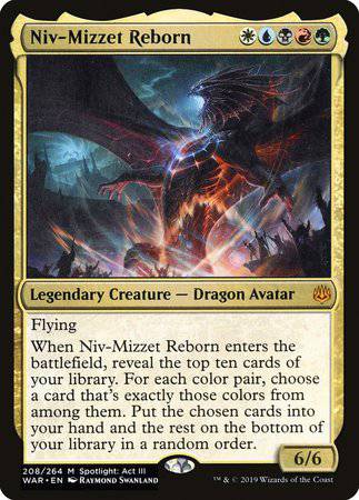 Niv-Mizzet Reborn [War of the Spark] - Destination Retro