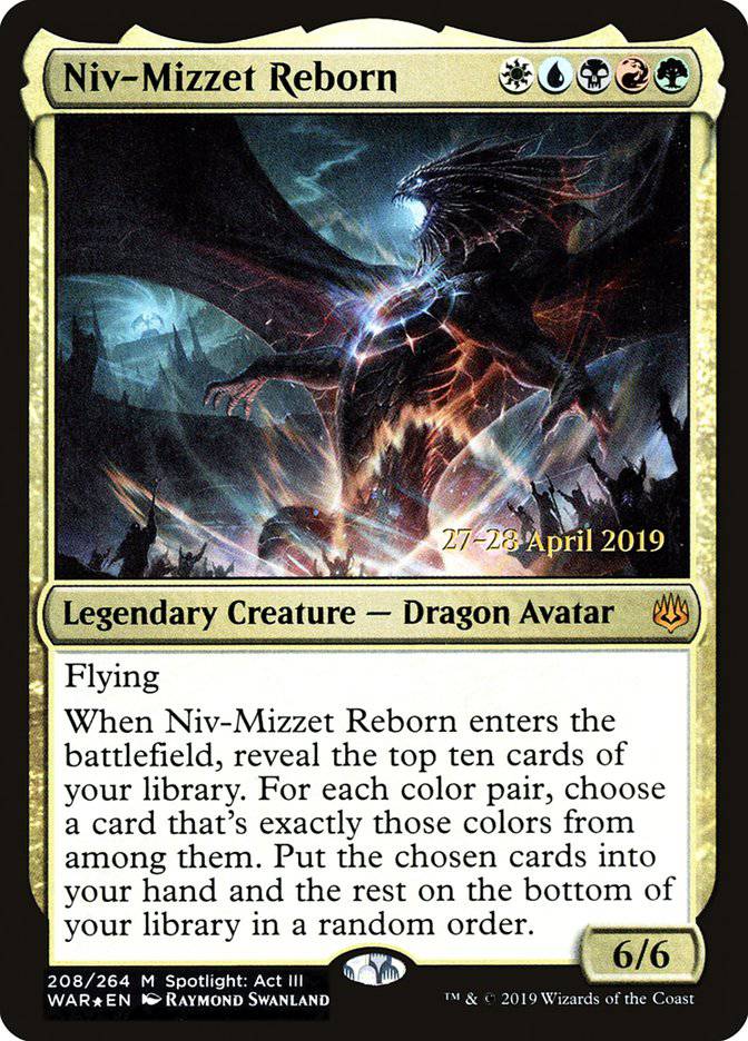 Niv-Mizzet Reborn  [War of the Spark Prerelease Promos] - Destination Retro