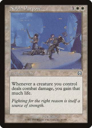 Noble Purpose [Mercadian Masques] - Destination Retro