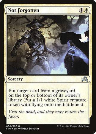 Not Forgotten [Shadows over Innistrad] - Destination Retro