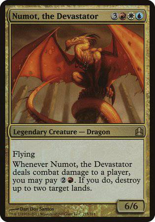 Numot, the Devastator (Oversized) [Commander 2011 Oversized] - Destination Retro