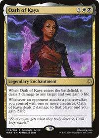 Oath of Kaya [Promo Pack: Throne of Eldraine] - Destination Retro
