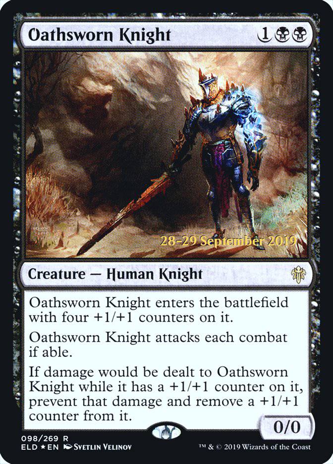 Oathsworn Knight  [Throne of Eldraine Prerelease Promos] - Destination Retro