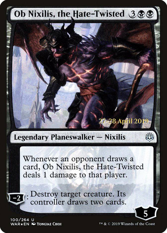 Ob Nixilis, the Hate-Twisted  [War of the Spark Prerelease Promos] - Destination Retro