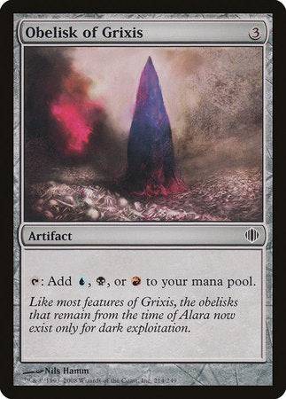 Obelisk of Grixis [Shards of Alara] - Destination Retro