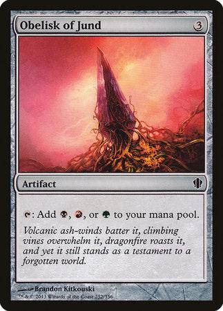 Obelisk of Jund [Commander 2013] - Destination Retro