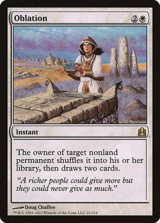 Oblation [Commander 2011] - Destination Retro