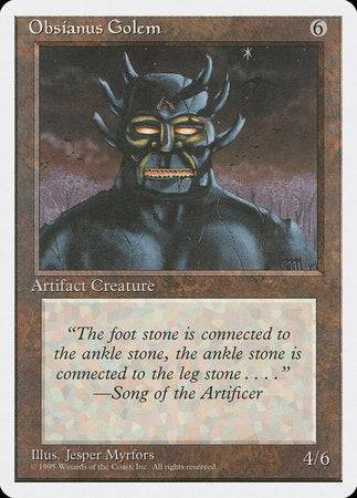 Obsianus Golem [Fourth Edition] - Destination Retro