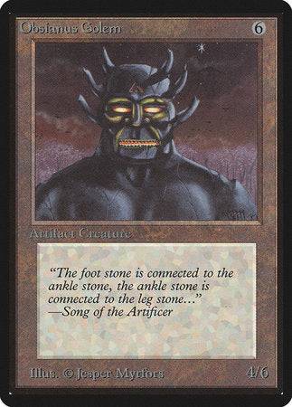 Obsianus Golem [Limited Edition Beta] - Destination Retro