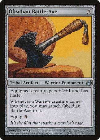 Obsidian Battle-Axe [Morningtide] - Destination Retro