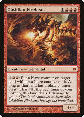 Obsidian Fireheart [Zendikar] - Destination Retro