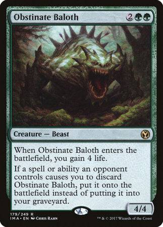 Obstinate Baloth [Iconic Masters] - Destination Retro