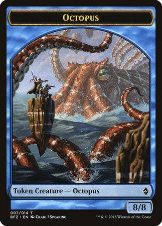 Octopus Token [Battle for Zendikar Tokens] - Destination Retro