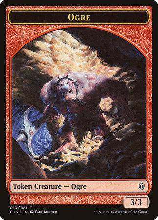 Ogre // Bird (Blue) Double-sided Token [Commander 2016 Tokens] - Destination Retro