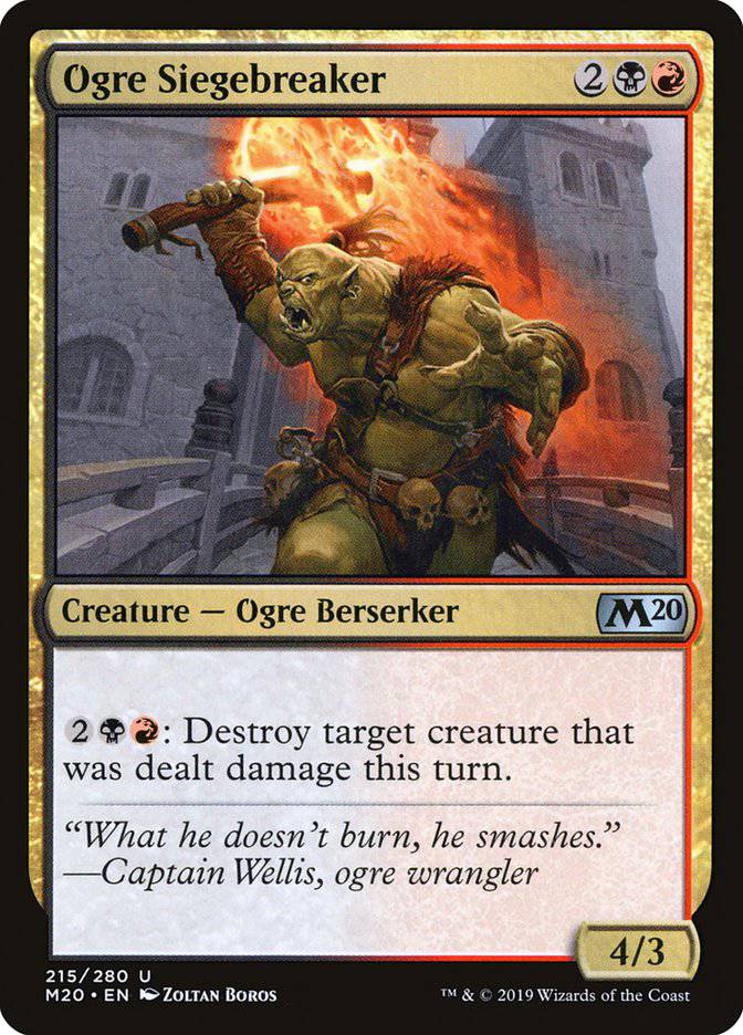 Ogre Siegebreaker [Core Set 2020] - Destination Retro