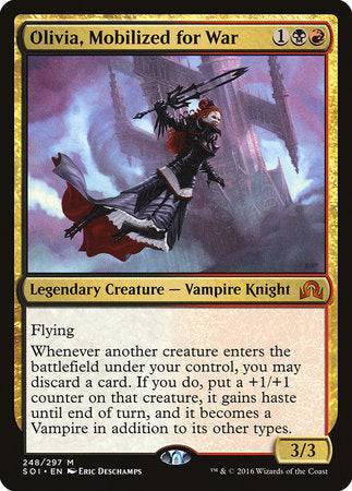 Olivia, Mobilized for War [Shadows over Innistrad] - Destination Retro