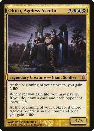 Oloro, Ageless Ascetic [Commander 2013] - Destination Retro