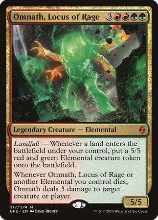 Omnath, Locus of Rage [Battle for Zendikar] - Destination Retro