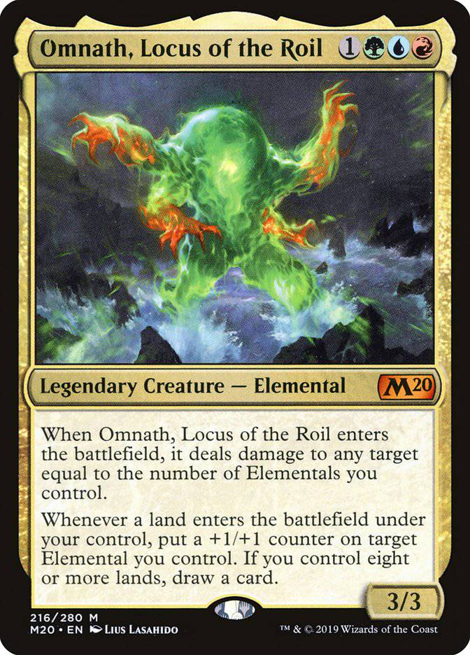 Omnath, Locus of the Roil [Core Set 2020] - Destination Retro