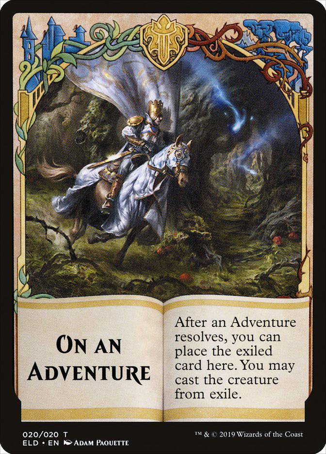On an Adventure [Throne of Eldraine Tokens] - Destination Retro