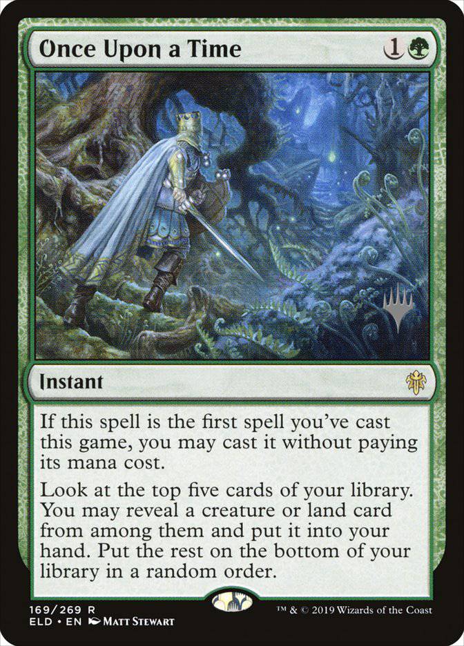 Once Upon a Time (Promo Pack) [Throne of Eldraine Promos] - Destination Retro