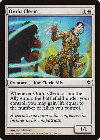 Ondu Cleric [Zendikar] - Destination Retro