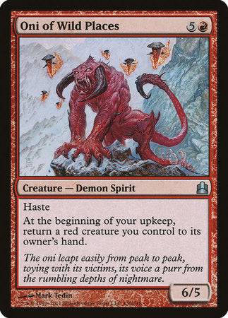 Oni of Wild Places [Commander 2011] - Destination Retro