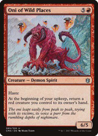 Oni of Wild Places [Commander Anthology] - Destination Retro