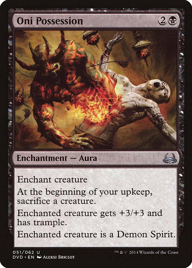 Oni Possession (Divine vs. Demonic) [Duel Decks Anthology] - Destination Retro