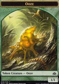 Ooze Double-sided Token [Planechase Anthology] - Destination Retro