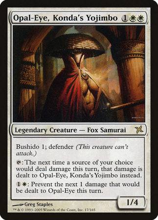 Opal-Eye, Konda's Yojimbo [Betrayers of Kamigawa] - Destination Retro