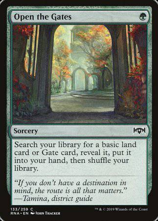 Open the Gates [Ravnica Allegiance] - Destination Retro