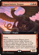 Opportunistic Dragon (Extended Art) [Throne of Eldraine] - Destination Retro