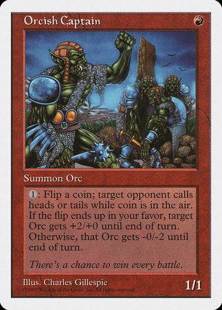 Orcish Captain [Fifth Edition] - Destination Retro