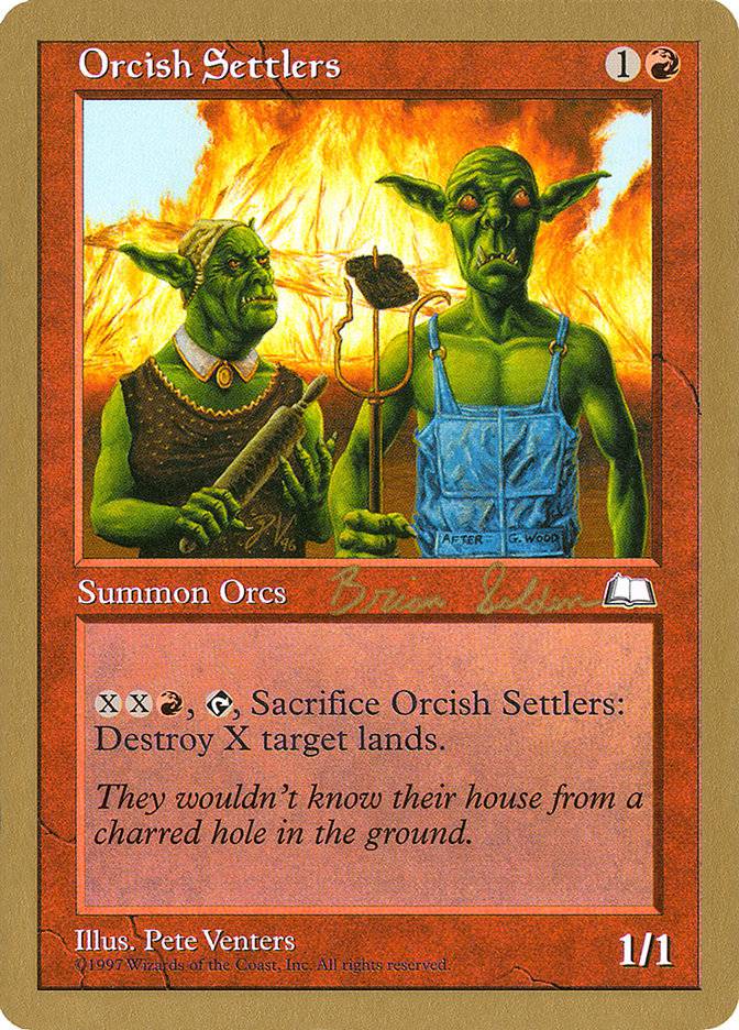 Orcish Settlers (Brian Selden) [World Championship Decks 1998] - Destination Retro