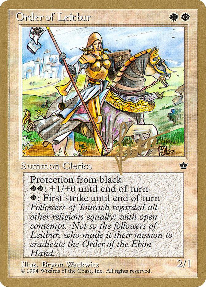 Order of Leitbur (Female) (Bertrand Lestree) [Pro Tour Collector Set] - Destination Retro