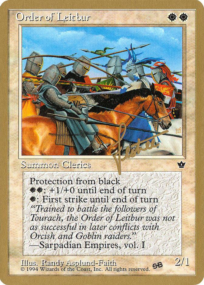 Order of Leitbur (Group) (Bertrand Lestree) (SB) [Pro Tour Collector Set] - Destination Retro