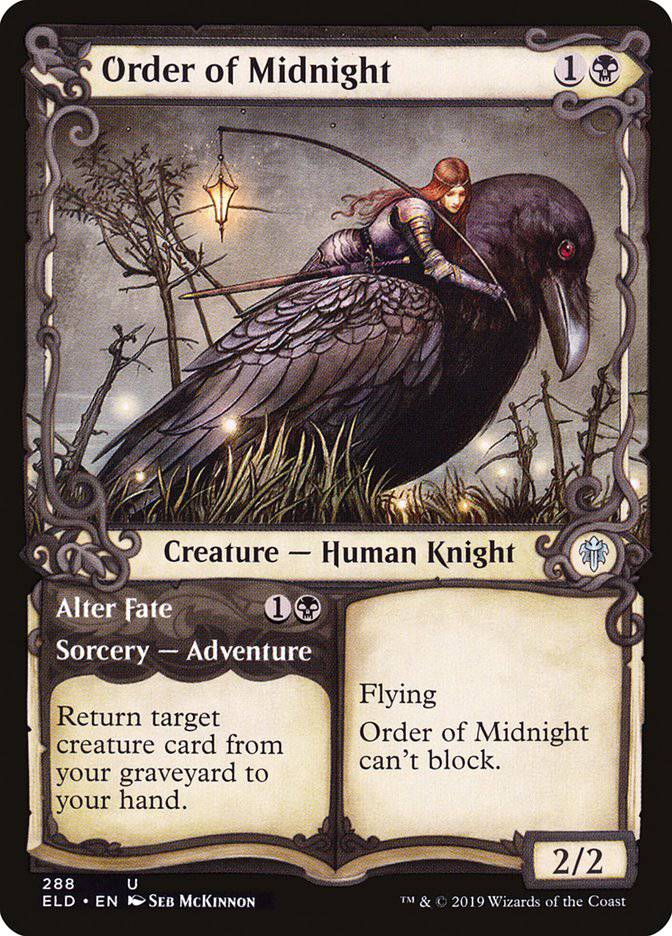 Order of Midnight // Alter Fate (Showcase) [Throne of Eldraine] - Destination Retro