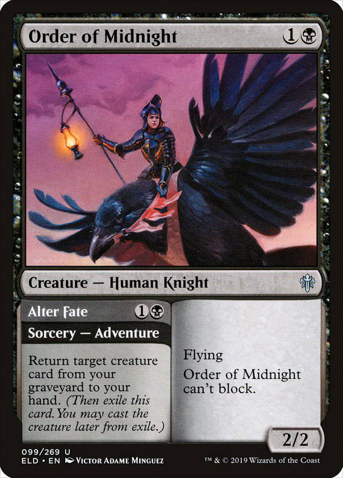 Order of Midnight // Alter Fate [Throne of Eldraine] - Destination Retro